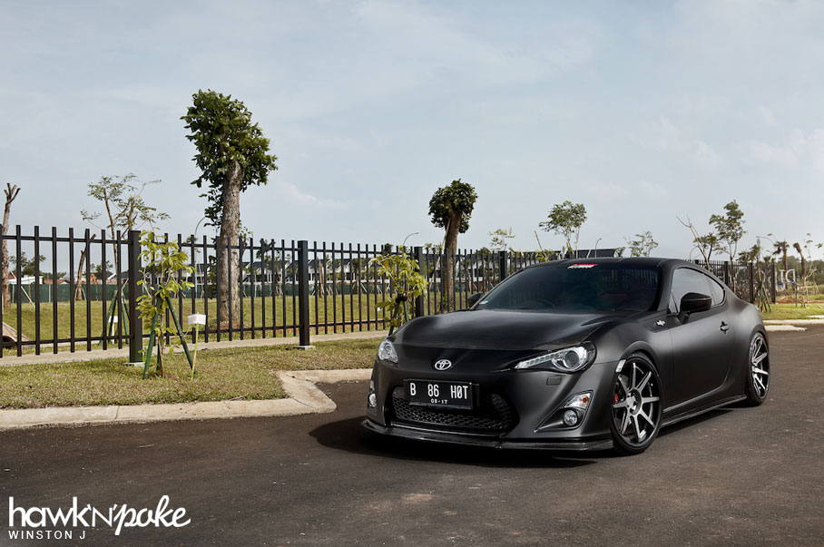 Subaru Boxer Engine >> True Black // Matte Black GT86 on BC Forged Subaru Boxer Engine >> True Black // Matte Black GT86 on BC Forged